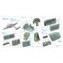1/72 Bf 110G2/4 Interior 3D Decal for Eduard kits