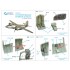 1/72 B-26F/G Marauder Interior 3D Decal for Hasegawa kits