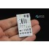 1/72 He 111 P/H Interior 3D Decal for Airfix kits
