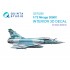1/72 Mirage 2000C Interior Details on 3D Decal (Dream Model)