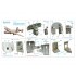 1/72 B-24D/B-24H Liberator Interior 3D Decal for Airfix