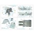 1/32 Dassault Mirage IIIE Interior 3D Decal Small Version for Italeri/Revell