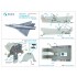 1/32 Dassault Mirage IIIC Interior 3D Decal Small Version for Italeri