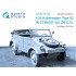 1/35 Kubelwagen Type 82 Interior Details on 3D Decal (Meng VS-015) #Small