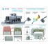 1/35 Komintern Artillery Tractor Interior 3D Decal (Trumpeter) #Small