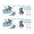 1/35 UH-1B Detail Parts on 3D Decal for Trumpeter kits (Small version)