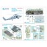 1/35 HH-60H Rescue Hawk Interior Details on 3D Decal (Kitty Hawk) #Small