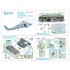 1/35 HH-60H Rescue Hawk Interior Details on 3D Decal (Kitty Hawk) #Small