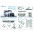 1/35 Toyota FJ43 Land Cruiser Interior 3D Decal Small for AK Interactive