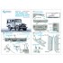 1/35 Toyota FJ43 Land Cruiser Interior 3D Decal Small for AK Interactive