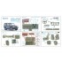 1/35 JGSDF Type 73 Shin Light Truck Interior 3D Decal Small for Trumpeter