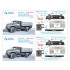 1/43 ZIL-130 family Interior Details on 3D Decal (AVD) #Small Version