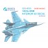 1/48 Su-30SM 3D-Printed & Coloured Interior on Decal Paper for GWH kits (small ver)