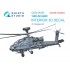 1/48 AH-64D Apache Interior Parts (3D decal) Small version for Hasegawa kits
