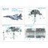 1/48 F-15D/F-15DJ Detail Parts on 3D Decal for Hasegawa kits (Small version)