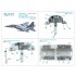 1/48 F-15D/F-15DJ Detail Parts on 3D Decal for Hasegawa kits (Small version)