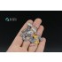 1/24 Western U.S. License Plates 1950-1960 Pt.2 with Metal Base