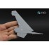 1/48 Su-30SM Exterior Trims Hatches Panels Gun Barrel OLS Refuel Probe for Zvezda w/parts
