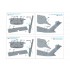 1/48 MH-60L Exterior Parts for ICM Kit