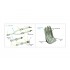 1/32 WWII US Fighter Seatbelts (with metal buckles)