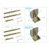 1/48 WWII Red Army AF Seatbelts Type 1 with Metal Buckles