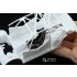 1/24 Sparco 6-Point Racing Harness 3"+2", Black