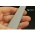 1/72 Triple Riveting Rows (each 0.10 mm, gap 0.4 mm) White Colour, Total L: 6.6m/22 ft