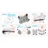 1/48 Su-30SM Exterior External Sensors Antennas Pitot Tube for Kit w/Resin & Metal Parts