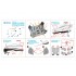 1/48 Su-30SM Exterior External Sensors Antennas Pitot Tube for Kit w/Resin & Metal Parts