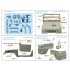 1/35 JGSDF Mitsubishi Type 73 Shin Light Truck Detail Set for Trumpeter