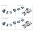 1/48 Su-30SM Exhaust Nozzles (Afterburner Position) (Zvezda)