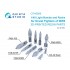1/48 WWII Red Army Fighters FAB-100 and FAB-50 family Bombs, DZ-40 Racks