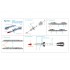 1/48 R-27ER Air-to-Air Missiles with Launchers, 2pcs