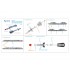 1/48 R-27ET Air-to-Air Missiles with Launchers, 2pcs