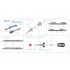 1/48 R-27ET Air-to-Air Missiles with Launchers, 2pcs