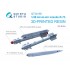 1/48 R-73 Air-to-Air Missiles with Launchers, 6pcs