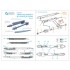 1/48 R-73 Air-to-Air Missiles with Launchers, 6pcs