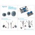 1/48 Su-30SM Wheels set with weighted tires (Zvezda)