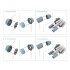 1/48 Su-30SM Exhaust Nozzles (Parking Position, Dropped) (Zvezda)