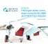 1/48 Su-30SM Engine Intake Covers & Wheel Chocks (Zvezda)