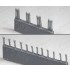 1/700 IJN Steam Pipes and Smoke Pipes I (Large Size, 4 Types, 24pcs)