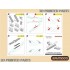1/48 F-4 (J/C/S/D) Phantom II Spine, Hydraulics for Zoukei Mura kits