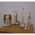 1/16, 1/35, 1/72 Small Statues and Pedestals Set (5 statues and 2 pedestals)
