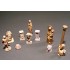 Bronze Statues, Busts and Pedestals (11pcs) for 1/16, 1/35, 1/48, 1/72 models