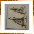 1/35 Wall Mounting Street Lamp 2pcs (Suitable for Scale 1/35 to 54mm)