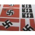 1/35 WWII German War Flags Set 2 (18pcs, Printed on real cotton sheet)
