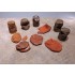 1/35 WWII Crushed & Dented US Fuel Drums (11 Resin pcs)