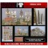 1/35 WWII German Wooden Signs Set 2 (21 Signs Printed on Real Wood & 6 Resin Poles)