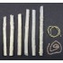 1/35 Unditching Logs (6 resin pieces, miniature rope and fine chain)