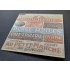 1/48 - 1/35 Shop / Business Signs On Real Wood - France Set #2